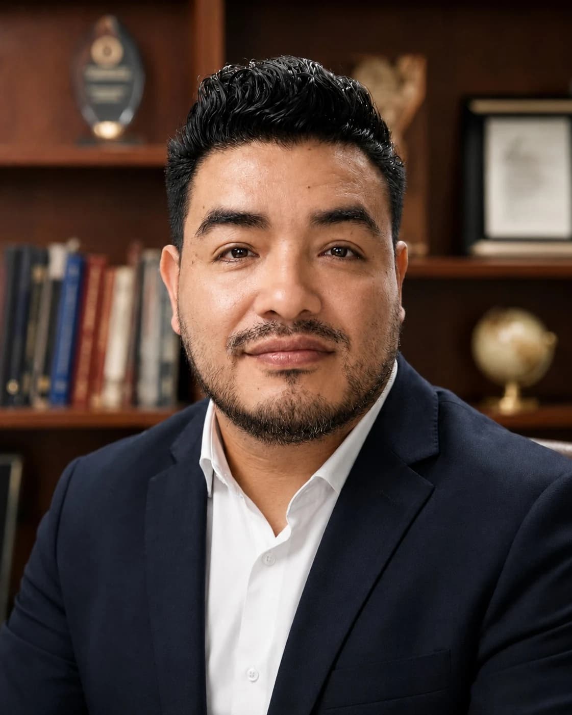 Carlos José Tolentino Béjar, sócio fundador do Estudio Tolentino & Asociados, em seu gabinete